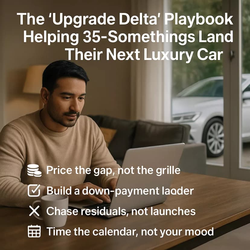 The “Upgrade Delta” Playbook Helping 35-Somethings Land Their Next Luxury Car