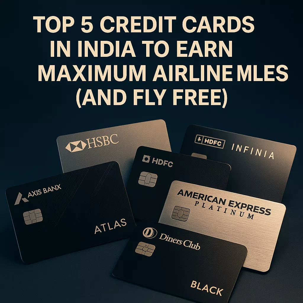 Top 5 Credit Cards in India to Earn Maximum Airline Miles (and Fly Free)